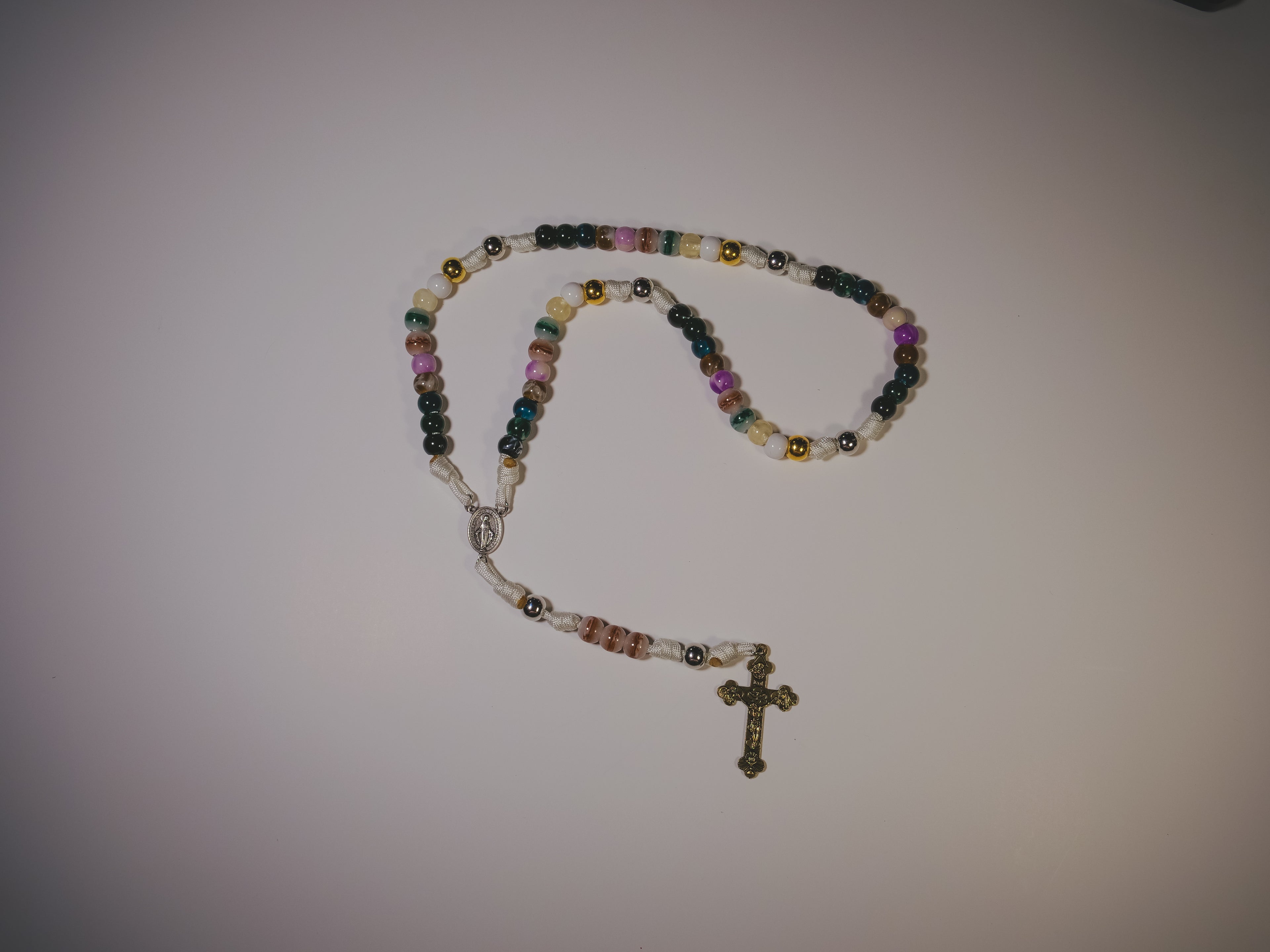 Aurora Paracord Rosary