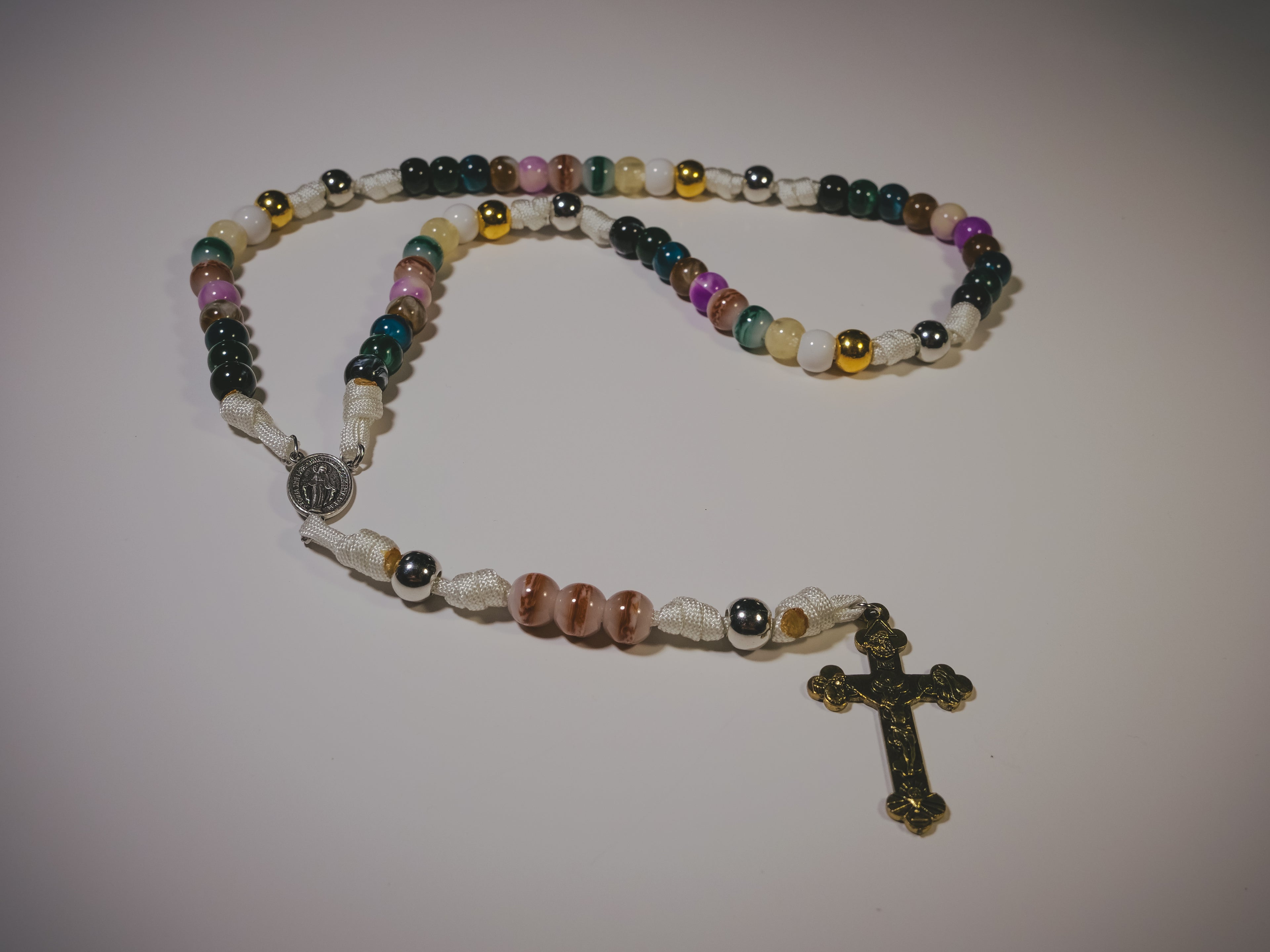 Aurora Paracord Rosary