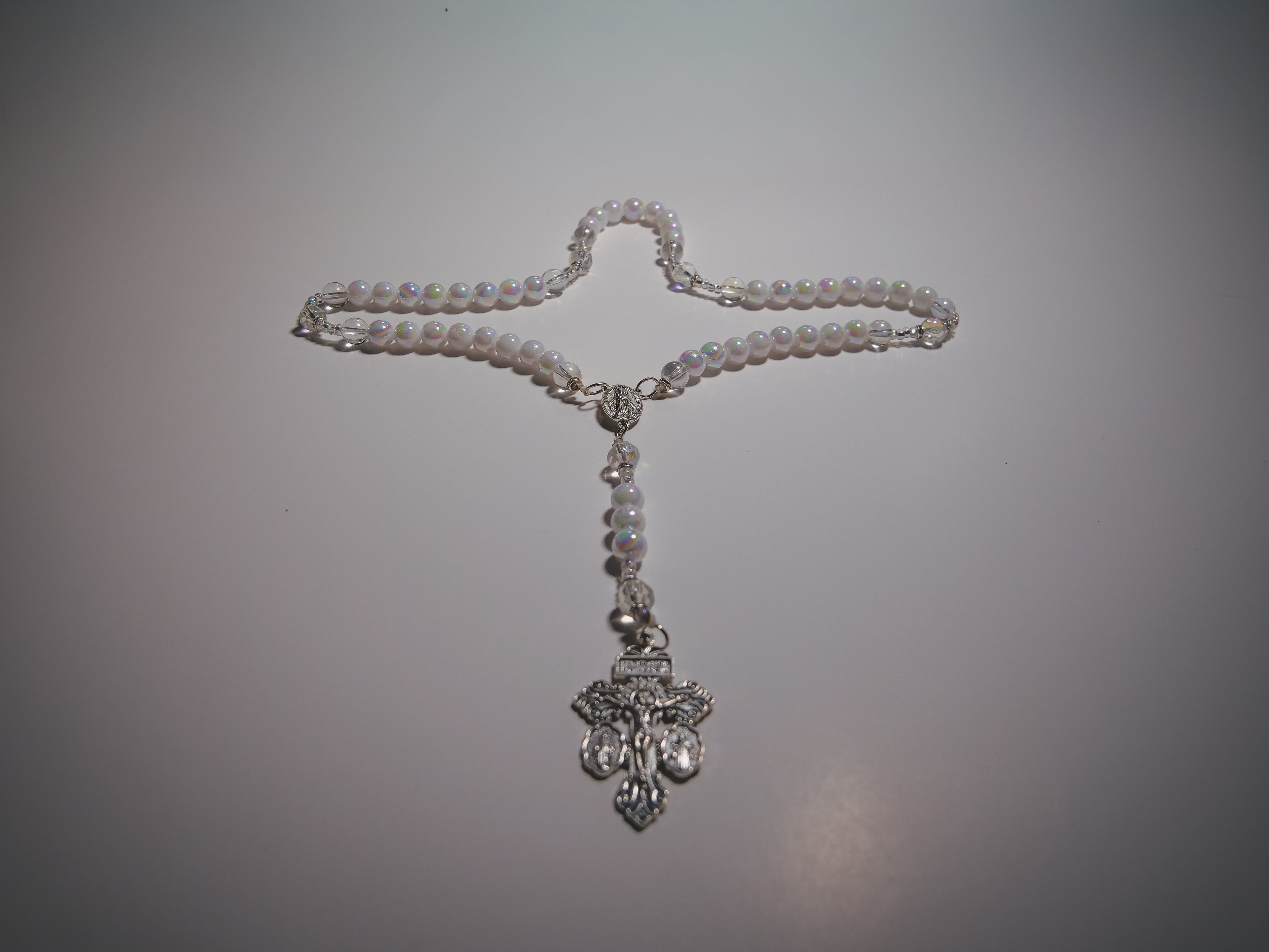 White Rosary